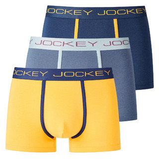 JOCKEY 男士平角内裤 3条装 JM1503119-JC009