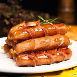 波尼亚 黑椒烤肠 猪肉早餐肠450g(150g*3盒)淀粉含量≤1%肉肠 黑椒 