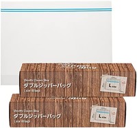 amazon 亚马逊 Kuras 双拉链包 Lサイズ 40枚×2個 80