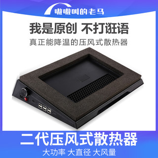 自由光 SR-02 风冷笔记本散热器 黑色