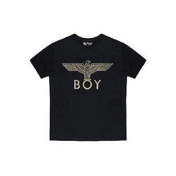 BOY LONDON 伦敦男孩 男女同款经典LOGO印花T 黑T白logo短袖