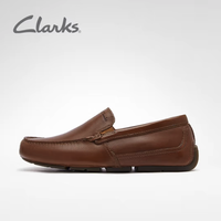 Clarks 其乐 男士一脚蹬豆豆鞋 Markman Plain 261587037