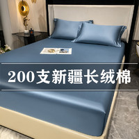 BQ 200支高端长绒棉纯棉床笠单件100全棉床罩床垫榻榻米全包围床套子