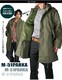 HOUSTON 男士连帽夹克加绒外套大衣 M-51PARKA S码