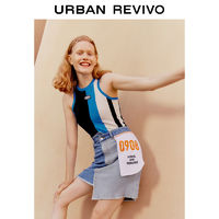 URBAN REVIVO 女士牛仔半裙 YV16SBLE2001