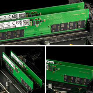 KINGBANK 金百达 DDR5 4800MHz 台式机内存 普条 绿色 16GB