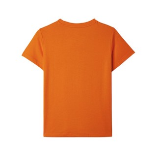 ANTA 安踏 A35228113-3 男童短袖针织衫 桑巴橙 140cm