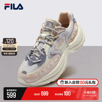 FILA 斐乐 老爹鞋女鞋2022夏季新款透气休闲鞋香蕉鞋