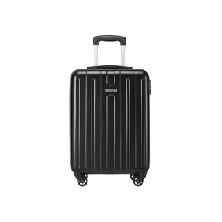 美旅 箱包时尚条纹行李箱男女大学生旅行箱大容量拉杆箱TC3黑色24英寸
