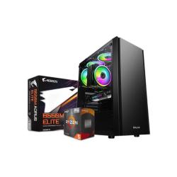 GIGABYTE 技嘉 DIY台式电脑整机(R5-5600G、8GB、250GB)