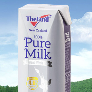 Theland 纽仕兰 4.0g蛋白质 全脂纯牛奶 250ml*16盒