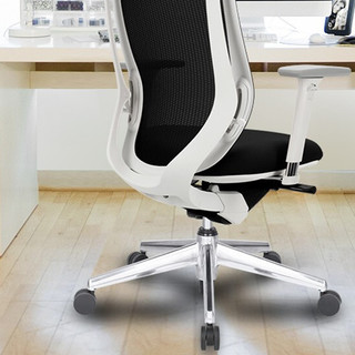okamura 冈村 Sylphy Light-X 人体工学电脑椅 黑白色 带头枕款