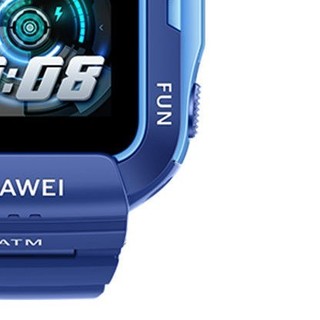 HUAWEI 华为 4X 儿童智能手表 36mm 映蓝色TPU表带（GPS、北斗、NFC)