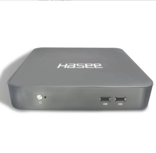 Hasee 神舟 mini PC5 五代赛扬版 商用台式机 灰色 (赛扬N5095、核芯显卡、8GB、240GB SSD)