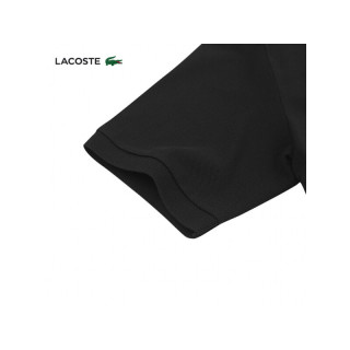 LACOSTE法国鳄鱼男装无忧搭夏季简约纯色棉质短袖POLO衫PH8027 031/黑色 M