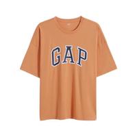 Gap 盖璞 重磅密织系列 男士圆领短袖T恤 688537 橙色 L