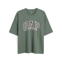 Gap 盖璞 重磅密织系列 男士圆领短袖T恤 688537 草绿 XL