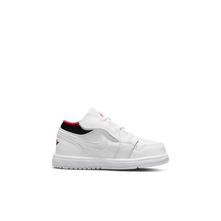 AIR JORDAN 正代系列 Jordan 1 Low Alt (TD) 儿童休闲运动鞋 CI3436-160 白色/黑色/红色 23.5码