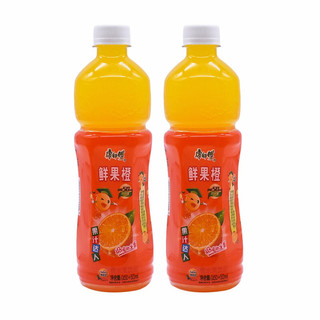 康师傅鲜果橙 500ml*15瓶整箱 橙汁水果饮品 新日期
