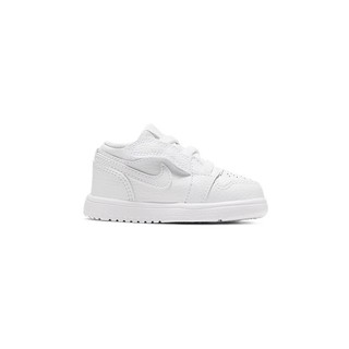 AIR JORDAN 正代系列 Jordan 1 Low Alt (TD) 儿童休闲运动鞋 CI3436-129 纯白 17码