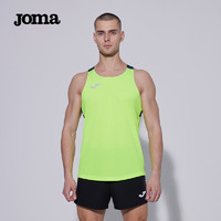 JOMA 2022夏季新款男士运动背心舒适透气柔软训练健身跑步无袖上衣 2XL 荧光绿