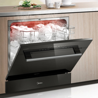 Midea 美的 K2 嵌入式洗碗机 10套 黑色