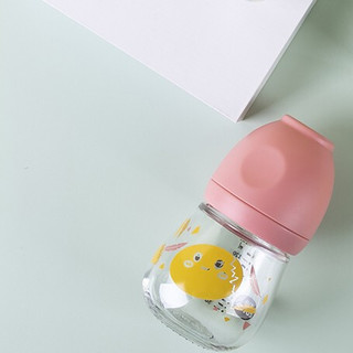 Rikang 日康 RK-N1019 玻璃奶瓶 140ml 粉色 0月+