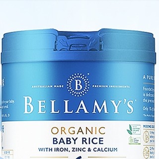 BELLAMY'S 贝拉米 有机米粉 澳版 1段 原味 225g
