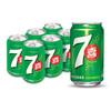 7-Up 七喜 汽水 冰爽柠檬味 330ml*6听