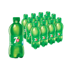 7-Up 七喜 柠檬味 汽水 300ml*12瓶