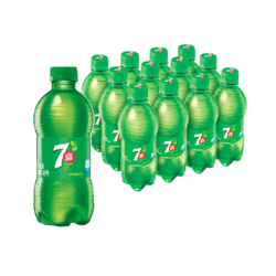 7-Up 七喜 百事可乐7喜 七喜 柠檬味 汽水 300ml*12瓶 （新老包装随机发货）百事出品