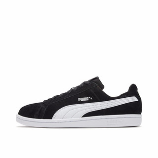 PUMA 彪马 Smash SD 中性休闲运动鞋 361730-01 黑色/白色 35.5