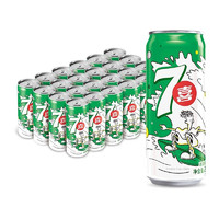 7-Up 七喜 汽水 冰爽柠檬味 330ml*24听 细长罐