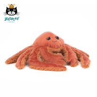 jELLYCAT 2022新品长腿螃蟹 可爱公仔毛绒玩具小玩偶生日礼物 长腿螃蟹 H7 X W38 CM