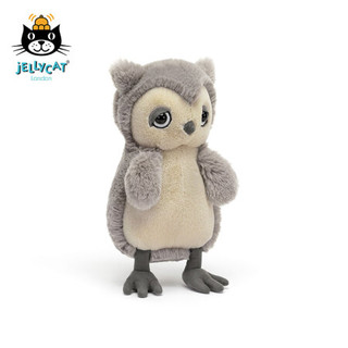 jELLYCAT 2022新品惺忪猫头鹰 可爱公仔毛绒玩具小玩偶生日礼物 惺忪猫头鹰 H28 X W15 CM