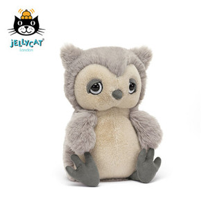 jELLYCAT 2022新品惺忪猫头鹰 可爱公仔毛绒玩具小玩偶生日礼物 惺忪猫头鹰 H28 X W15 CM