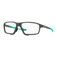 OAKLEY 欧克利 CROSSLINK系列 0OX8080 男士塑胶眼镜框 哑黑绿