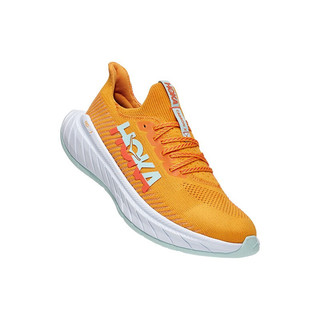 HOKA ONE ONE Carbon卡奔X Carbon X3 女子跑鞋 1123193-RYCM 镭射黄/茶花橘 44