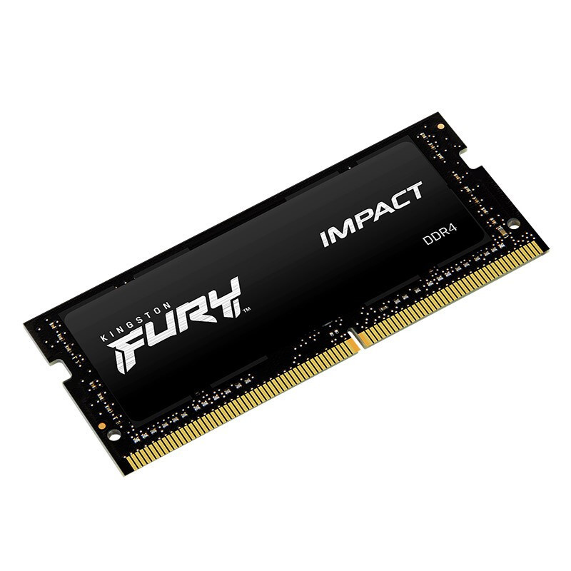 kingston 金士顿 impact系列 ddr4 3200mhz 笔记本内存 普条 黑色
