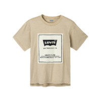 Levi's 李维斯 LV2122056PS-001 男童圆领短袖T恤 凝乳清白 110/56(5)cm