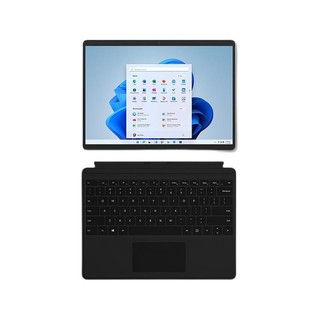 Microsoft 微软 Surface Pro 8  13英寸 Windows 11 二合一平板电脑+典雅黑键盘盖+触控笔套装