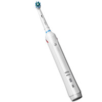 Oral-B 欧乐B 电动牙刷成人 P系列圆头牙刷 情侣礼物3D声波旋转摆动充电式 日常清洁P2000白 博朗精工