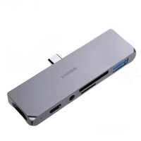 HAGiBiS 海备思 iPad Pro Type-C6合1拓展坞（HDMI+USB+音频口+PD供电+读卡）