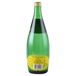 perrier 巴黎水 充气天然矿泉水 柠檬味 750ml*4瓶