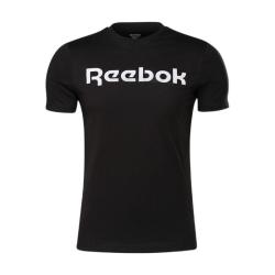 reebok锐步男子运动t恤gj0136黑色s