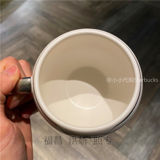 星巴克 带盖子的杯子 老干部茶杯杯子2021未来精灵球马克杯银色陶瓷杯咖啡杯铜章水杯带盖子