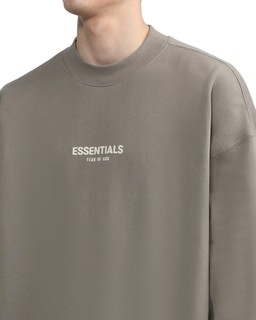 ESSENTIALS Logo 植绒卫衣