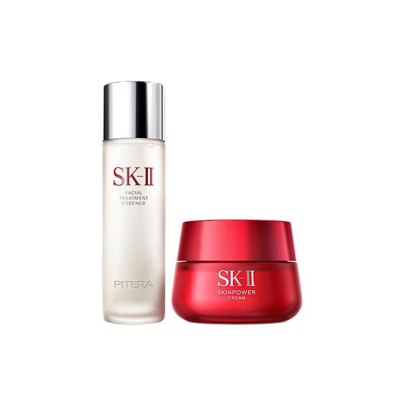 SK-II 护肤套装 (PITERA精华系列护肤精华露+大红瓶系列赋能焕采精华霜)