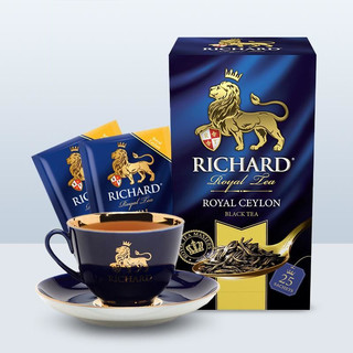 俄罗斯国家红茶 Richard红茶瑞查得一号红茶茶包50克进口冷泡茶