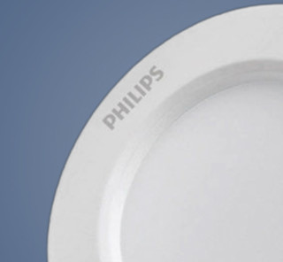 PHILIPS 飞利浦 恒灵系列 LED筒灯 3.5W 白色 暖白光铝材款 5只装